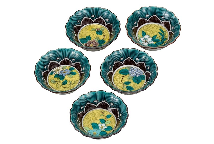 小鉢揃・吉田屋草花