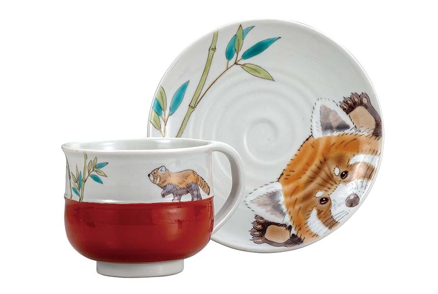 カップ＆ソーサー　レッサーパンダ